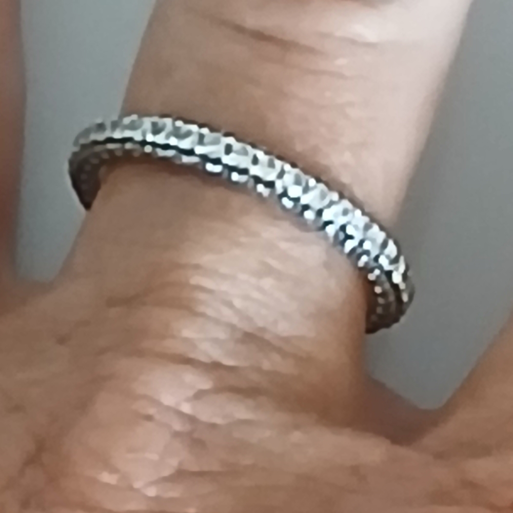 Pandora Sterling Silver .925 Cubic Zirconia Size 60 = 9 Ring